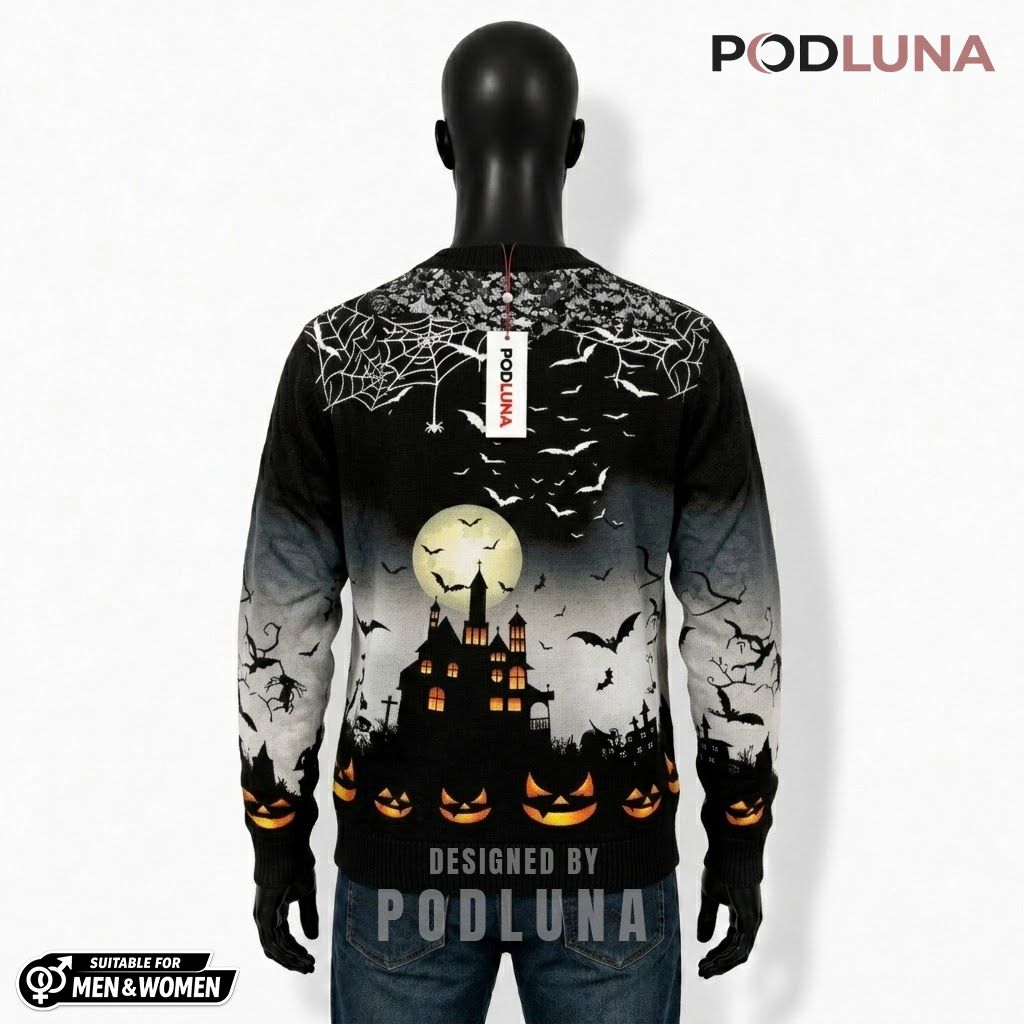 Mist Halloween Cardigan Haunted House Bat 2 Mist Halloween Cardigan Haunted House Bat 2