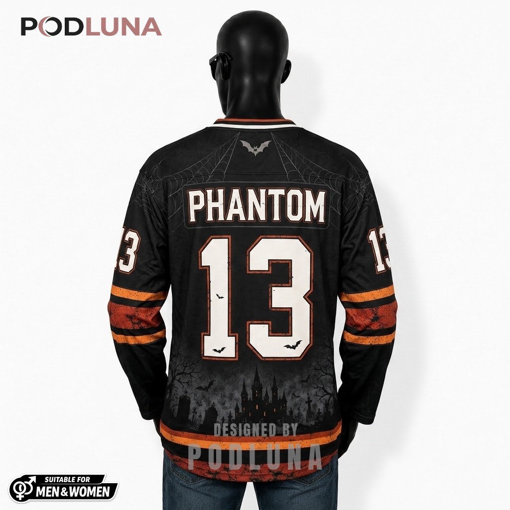 Phantom Lantern Halloween Hockey Jersey 2 Phantom Lantern Halloween Hockey Jersey 2