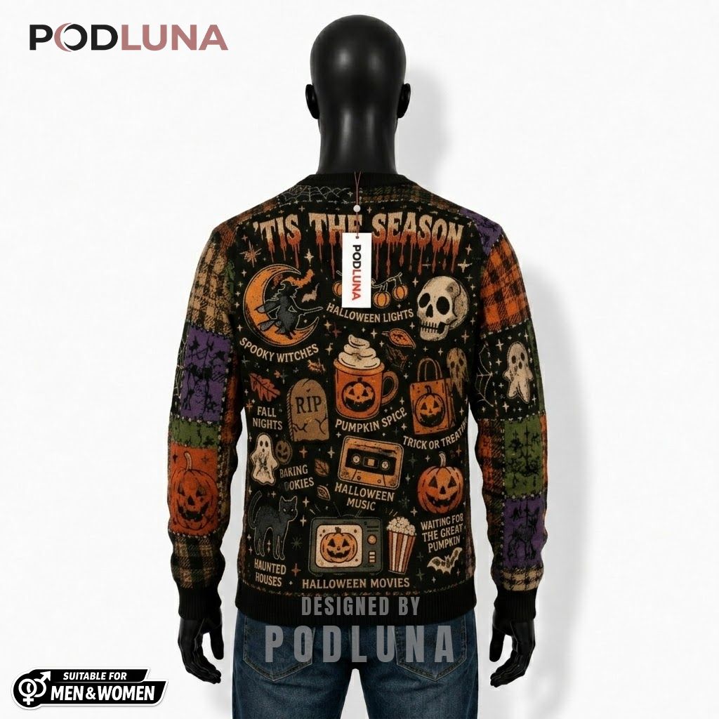 Tis The Season Halloween Cardigan Pumpkin Spice 2 Tis The Season Halloween Cardigan Pumpkin Spice 2