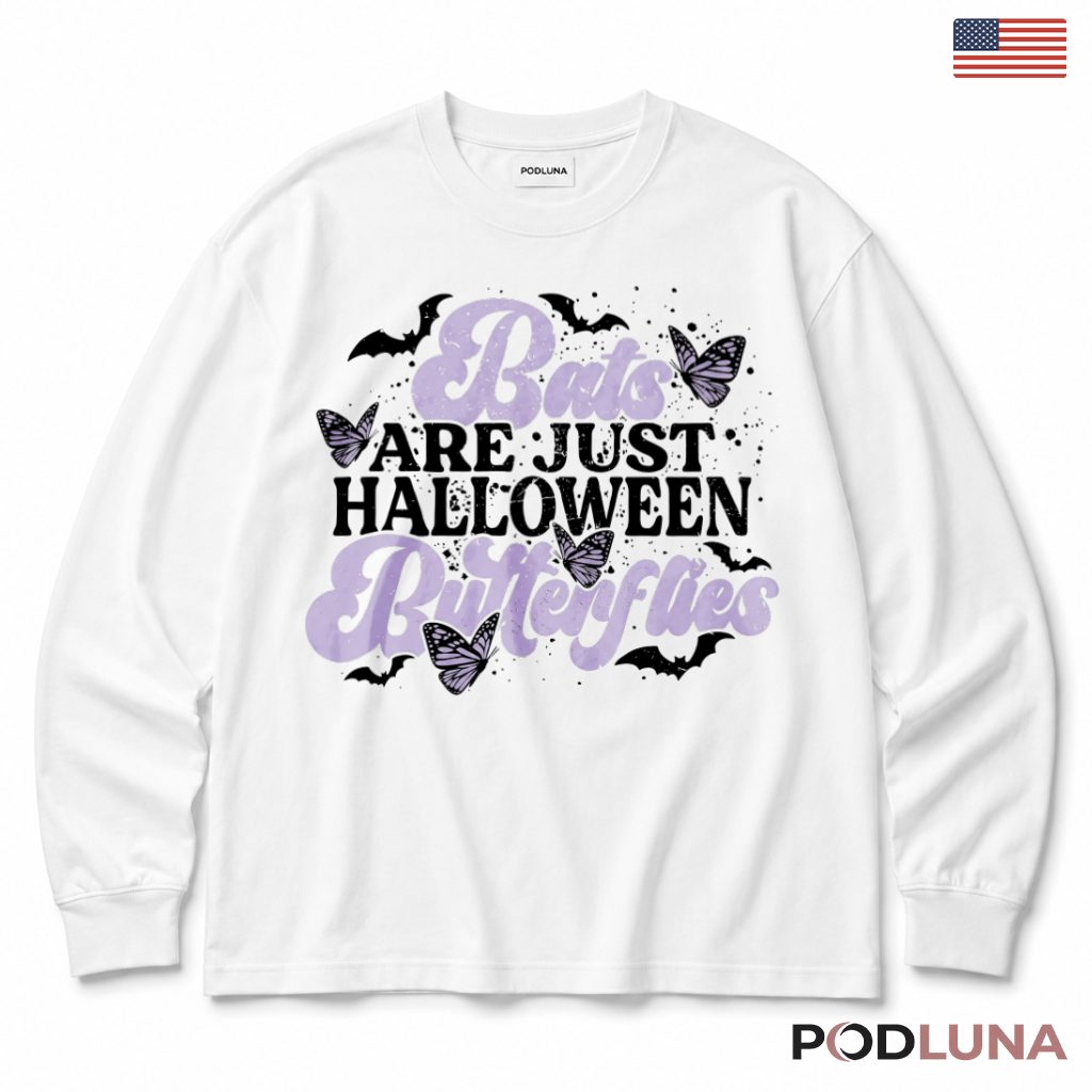 Butterfly Halloween Long Sleeve Spooky Bat Insect Cute Gift Butterfly Halloween Long Sleeve Spooky Bat Insect Cute Gift