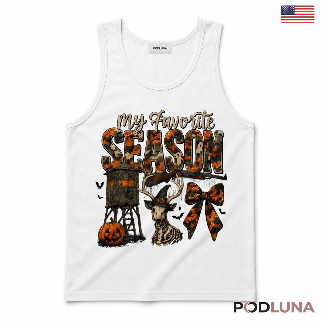Deer Hunting Halloween Tank Top Spooky Season Deer Skeleton Gift Deer Hunting Halloween Tank Top Spooky Season Deer Skeleton Gift
