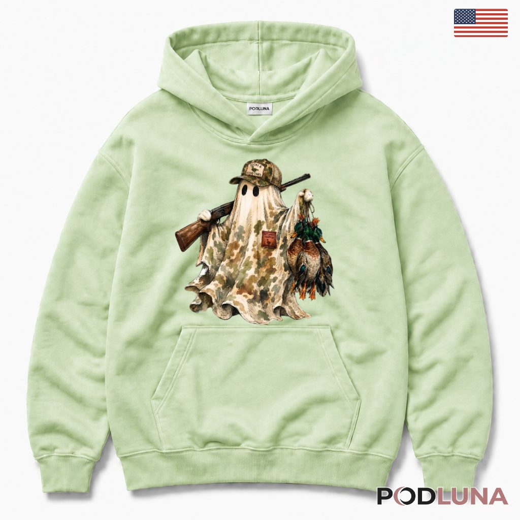 Duck Hunting Ghost Halloween Hoodie Spooky Hunter Apparel Duck Hunting Ghost Halloween Hoodie Spooky Hunter Apparel