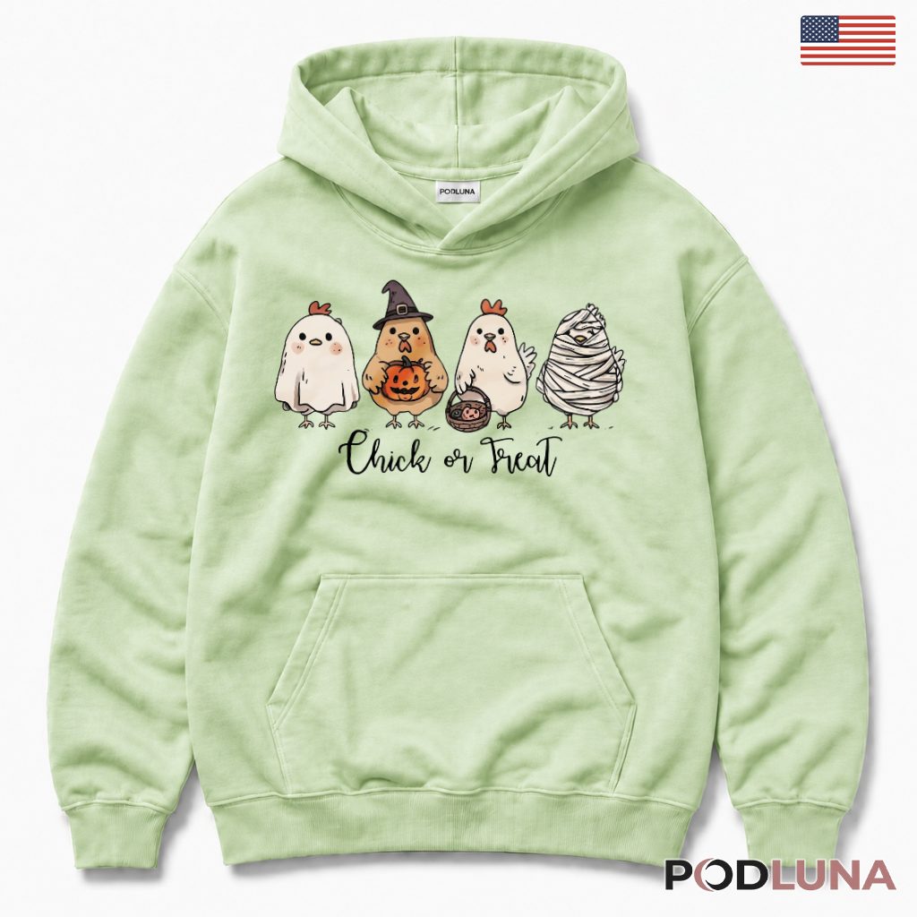 Halloween Chickens Hoodie Chick Or Treat Costume Halloween Chickens Hoodie Chick Or Treat Costume