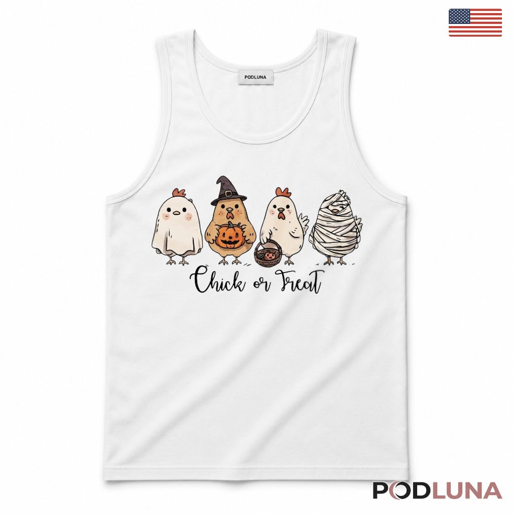 Halloween Chickens Tank Top Chick Or Treat Costume Halloween Chickens Tank Top Chick Or Treat Costume