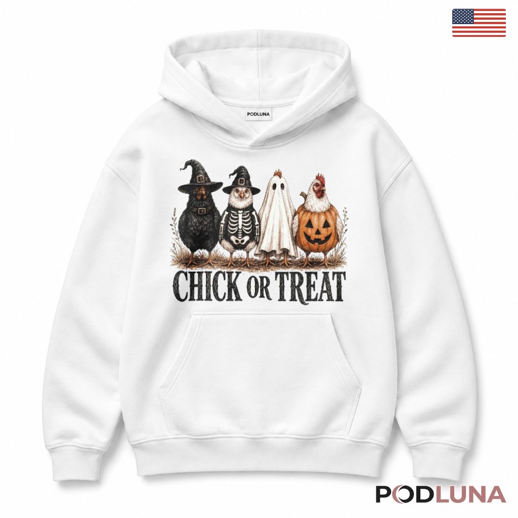 Halloween Chickens Hoodie Spooky Costume Farm Animal Halloween Chickens Hoodie Spooky Costume Farm Animal