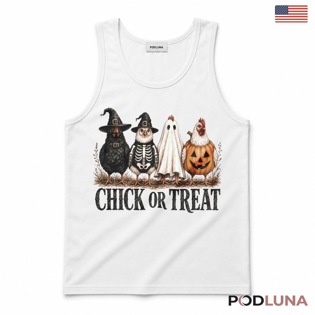 Halloween Chickens Tank Top Spooky Costume Farm Animal Halloween Chickens Tank Top Spooky Costume Farm Animal