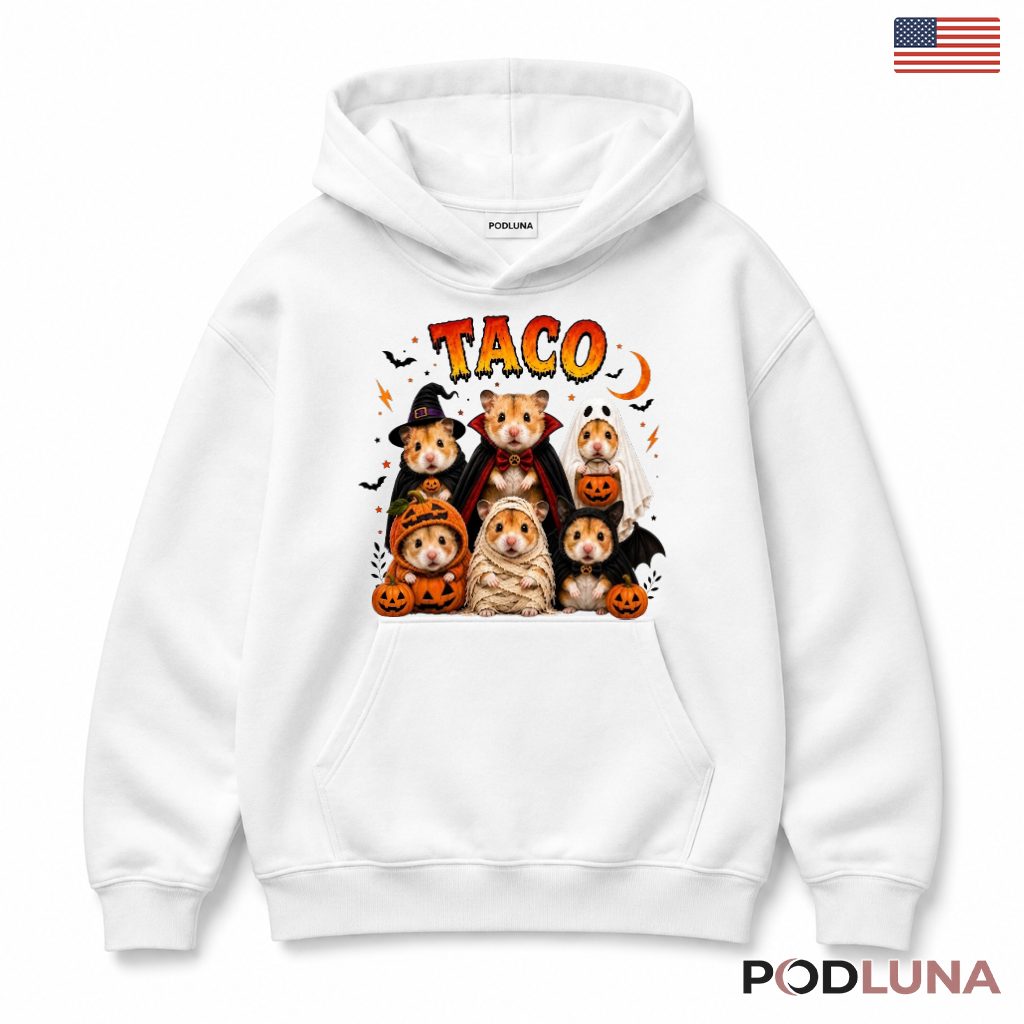 Halloween Hamsters Group Hoodie Spooky Cute Costume Halloween Hamsters Group Hoodie Spooky Cute Costume