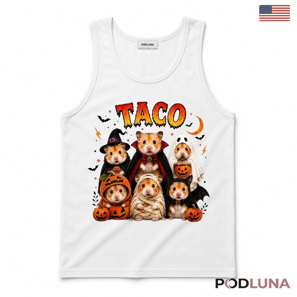 Halloween Hamsters Group Tank Top Spooky Cute Costume Halloween Hamsters Group Tank Top Spooky Cute Costume