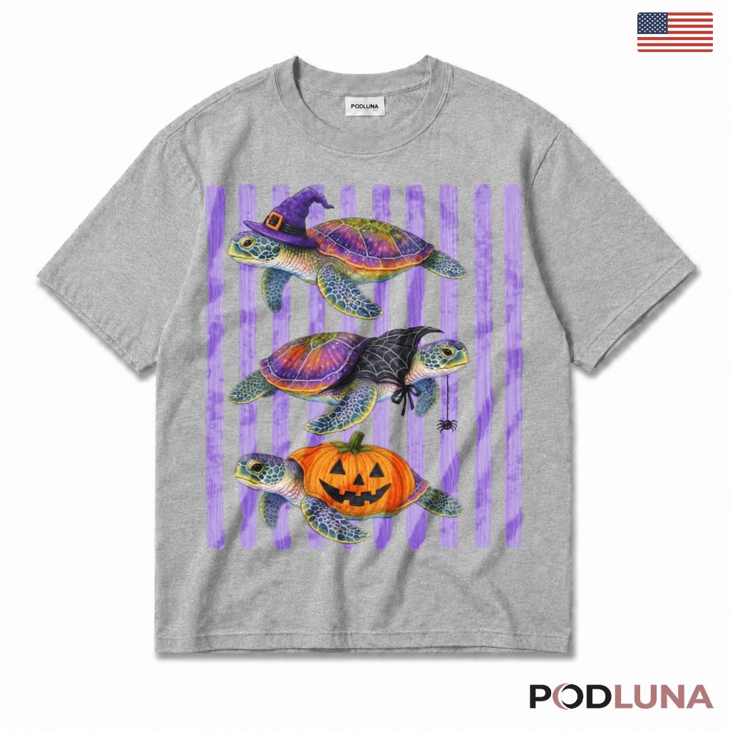 Halloween Sea Turtles T-Shirt Spooky Costume Animal