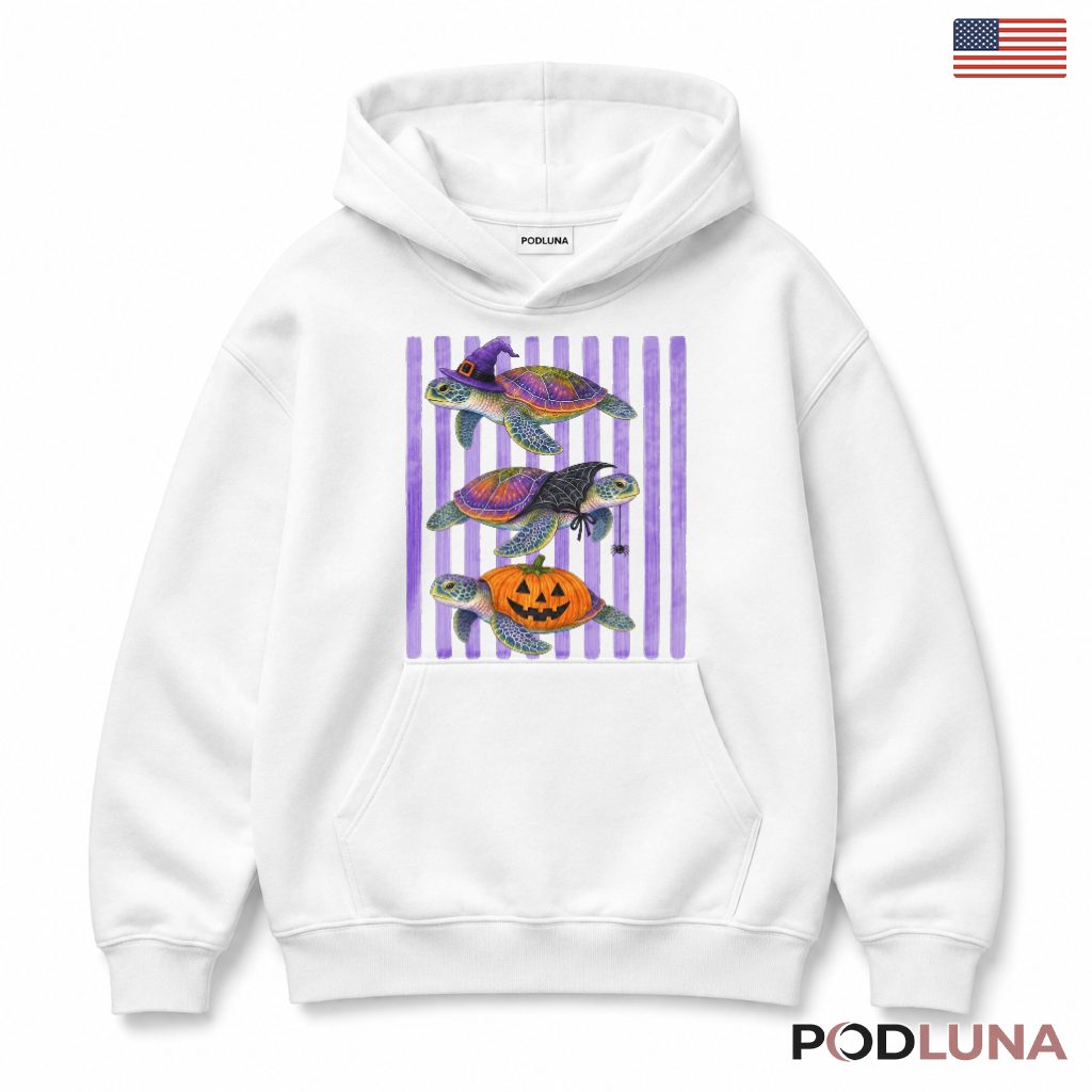 Halloween Sea Turtles Hoodie Spooky Costume Animal Halloween Sea Turtles Hoodie Spooky Costume Animal