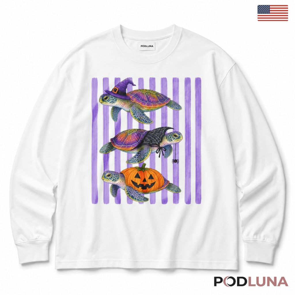 Halloween Sea Turtles Long Sleeve Spooky Costume Animal Halloween Sea Turtles Long Sleeve Spooky Costume Animal