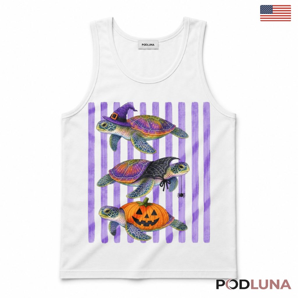 Halloween Sea Turtles Tank Top Spooky Costume Animal Halloween Sea Turtles Tank Top Spooky Costume Animal