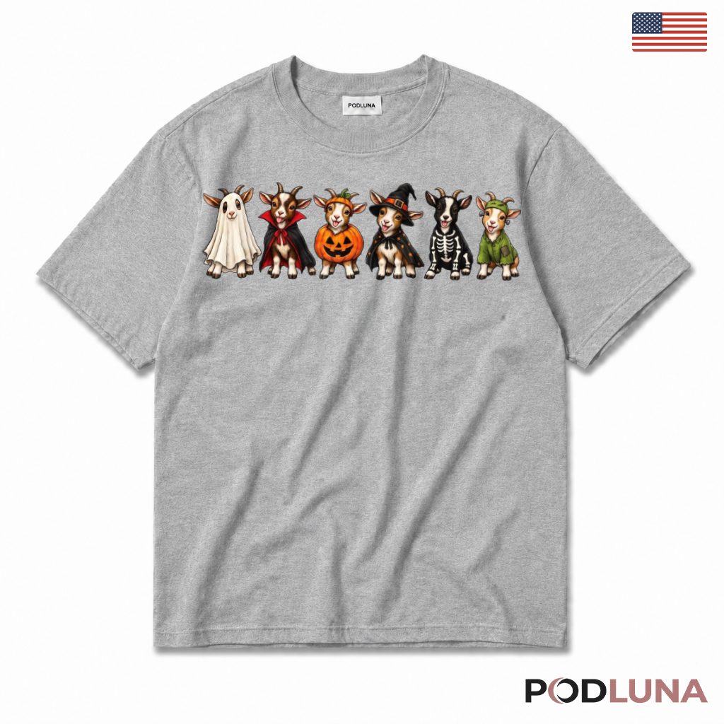 oating Halloween Costume T-Shirt Spooky Farm Animal Party