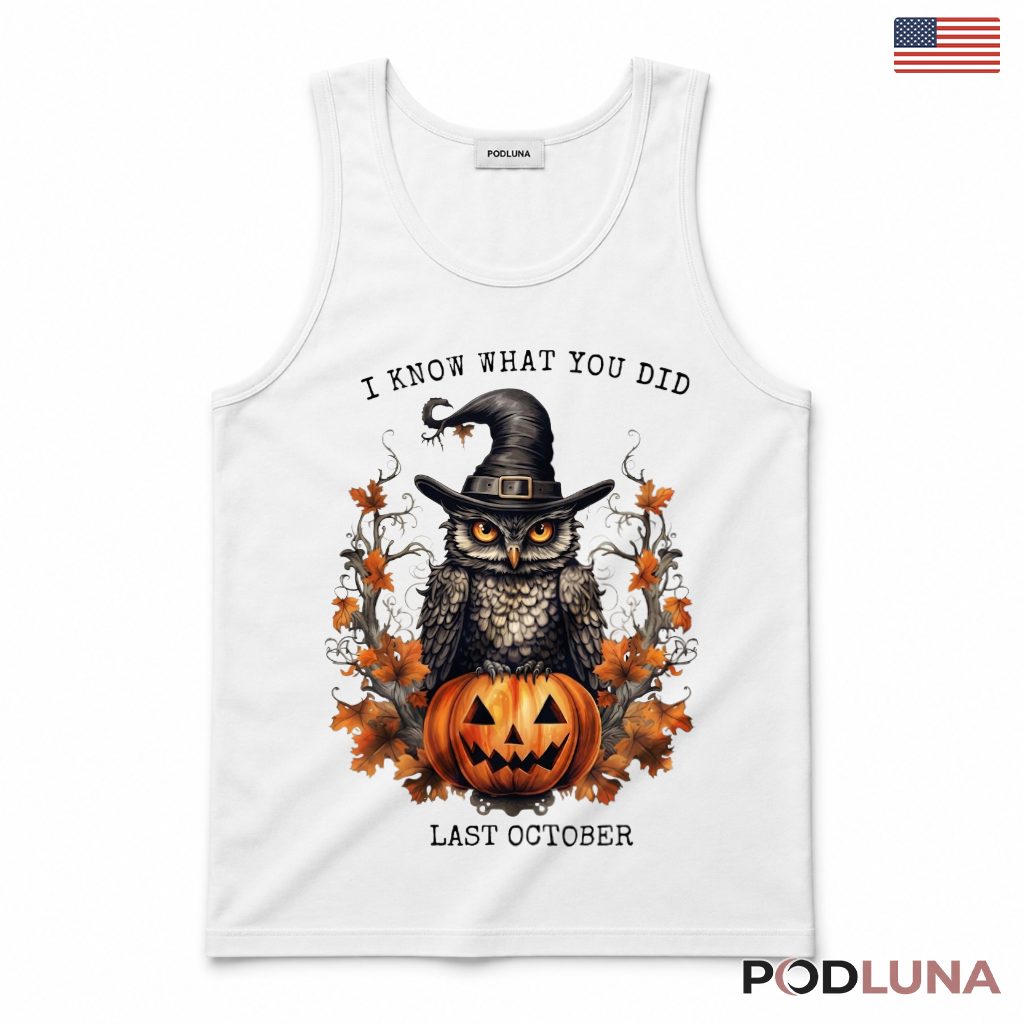Owl Halloween Tank Top Witch Pumpkin Autumn Spooky Bird Gift Owl Halloween Tank Top Witch Pumpkin Autumn Spooky Bird Gift