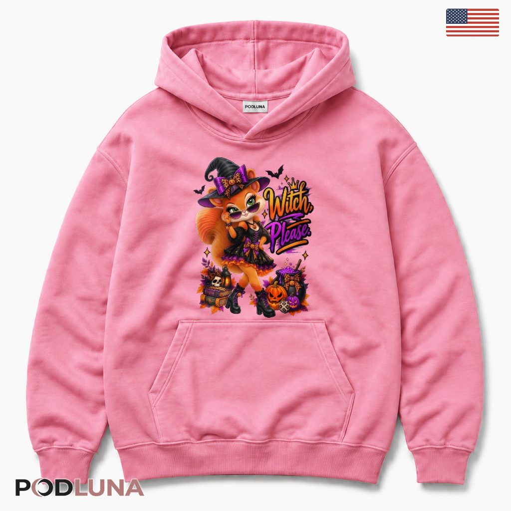 Squirrel Witch Please Halloween Hoodie Cute Witchy Animal Costume Squirrel Witch Please Halloween Hoodie Cute Witchy Animal Costume
