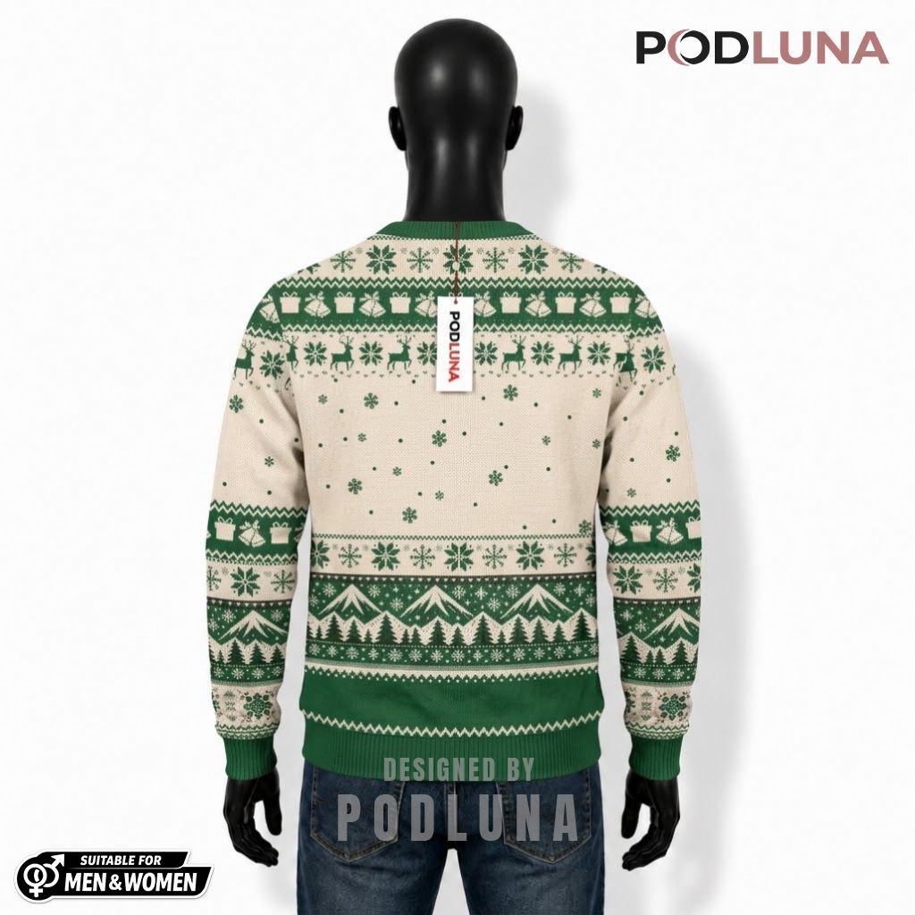 Ho Ho Ho Gotta Go Ugly Sweater Christmas Funny Santa Toilet Chimney Humor Back Ho Ho Ho Gotta Go Ugly Sweater Christmas Funny Santa Toilet Chimney Humor Back