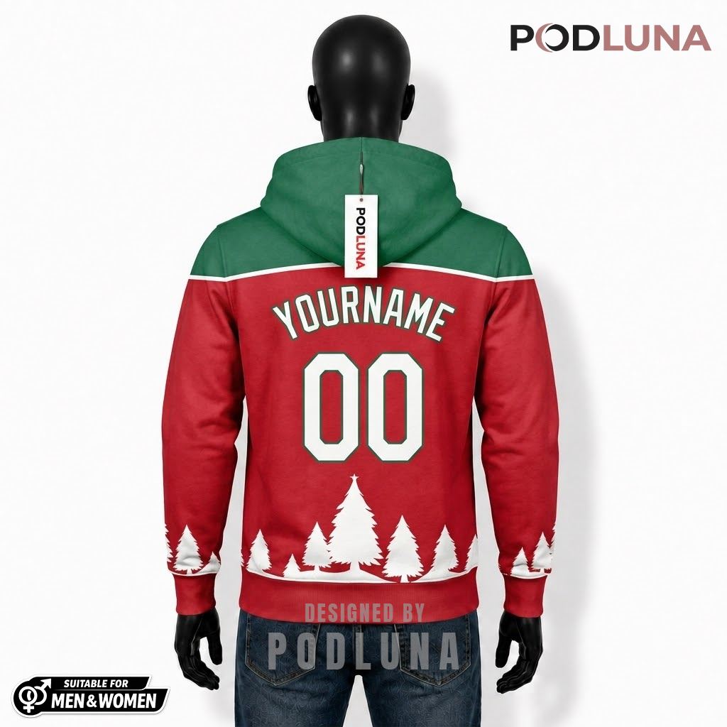 Red Green Christmas Tree Personalized 3D Hoodie 2 Red Green Christmas Tree Personalized 3D Hoodie 2